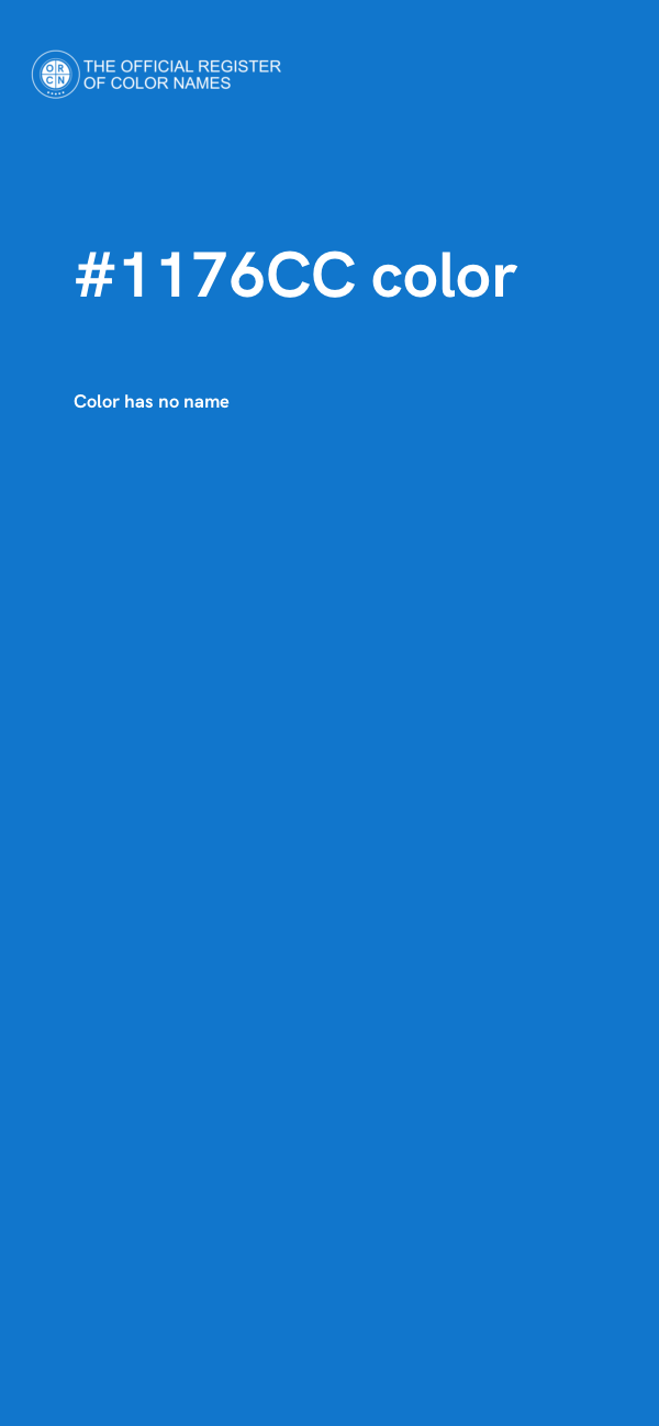 #1176CC color image