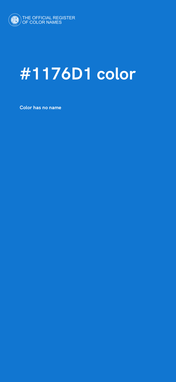 #1176D1 color image