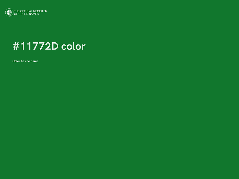 #11772D color image