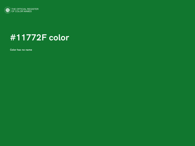 #11772F color image