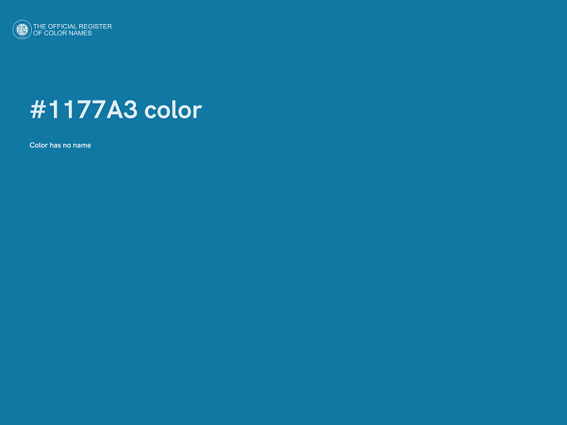 #1177A3 color image