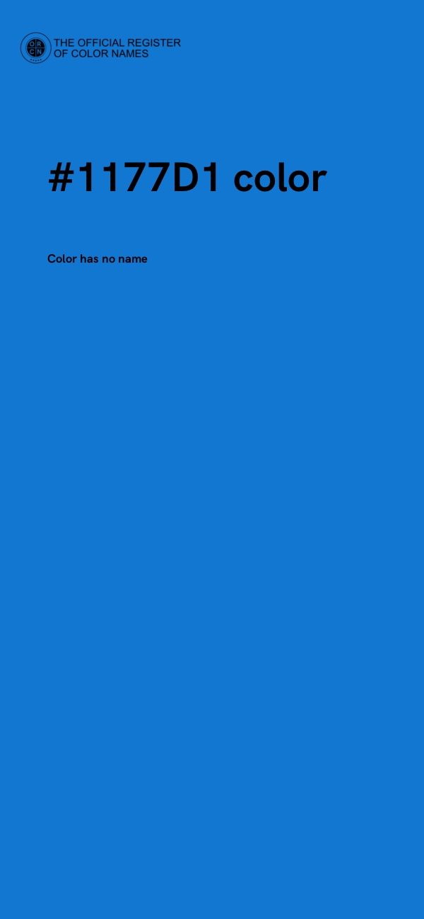#1177D1 color image