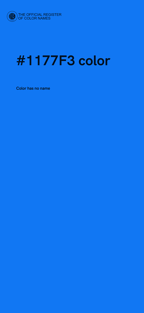 #1177F3 color image