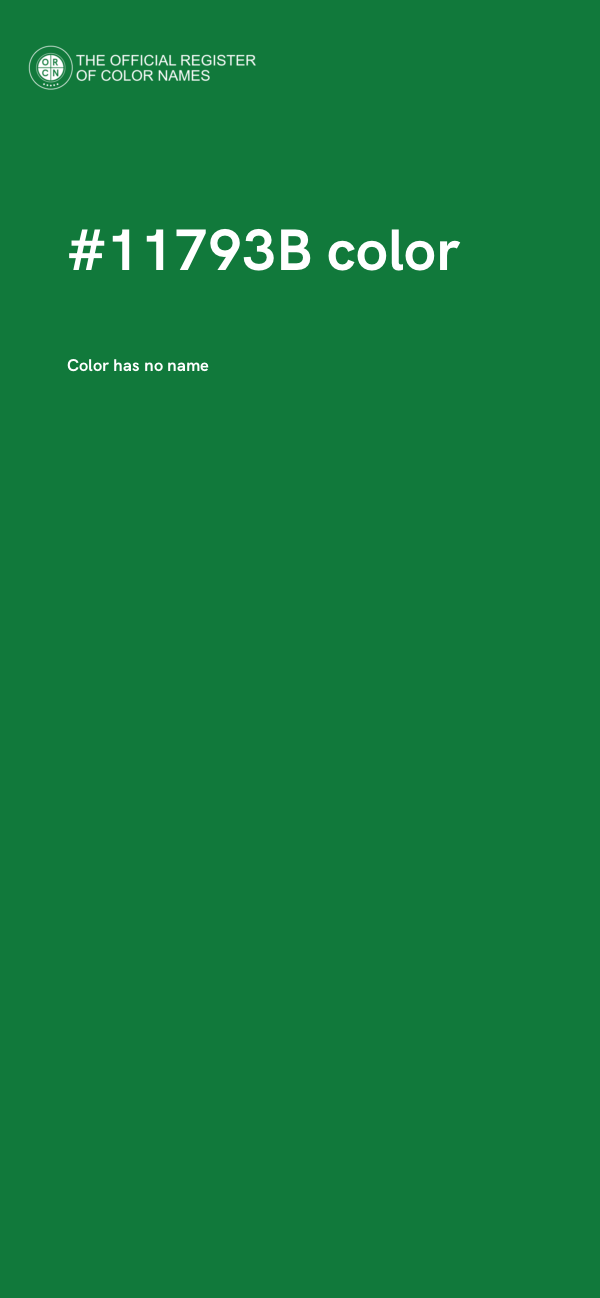 #11793B color image