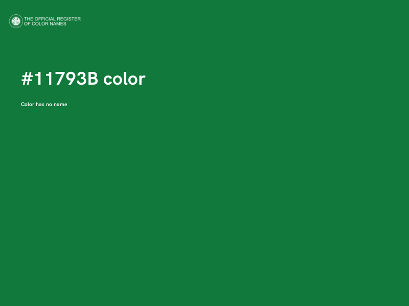#11793B color image
