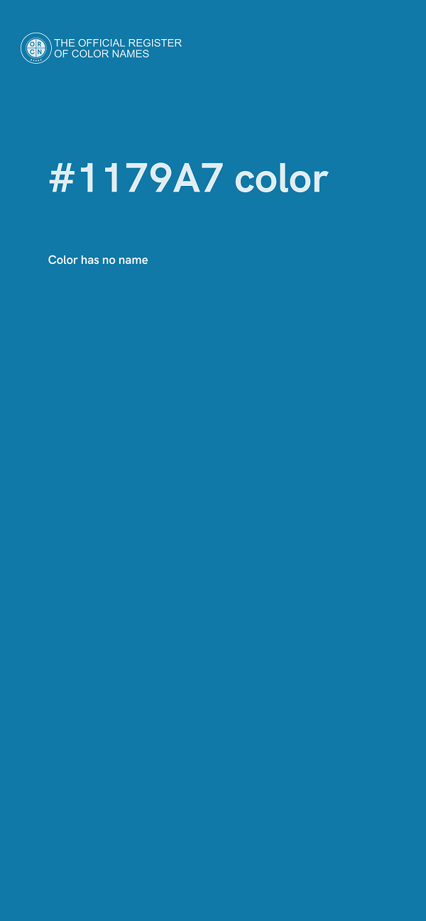 #1179A7 color image