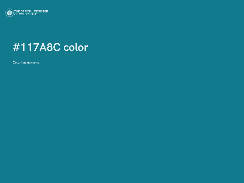 #117A8C color image