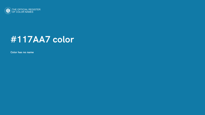 #117AA7 color image