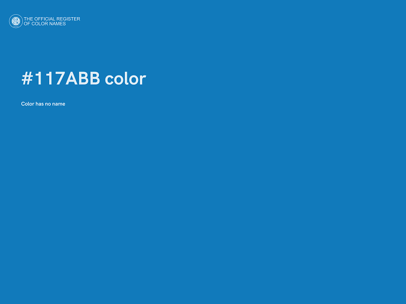 #117ABB color image