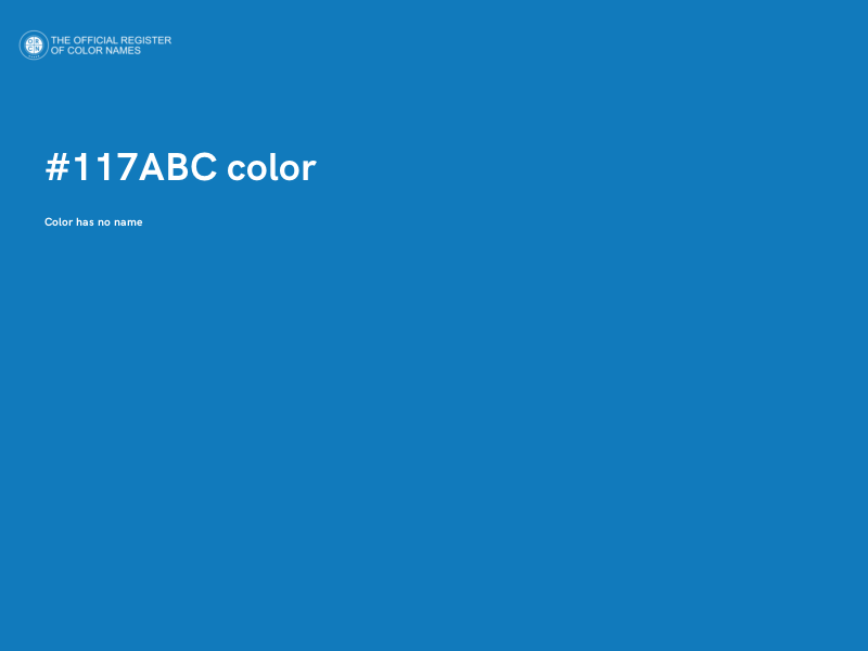 #117ABC color image