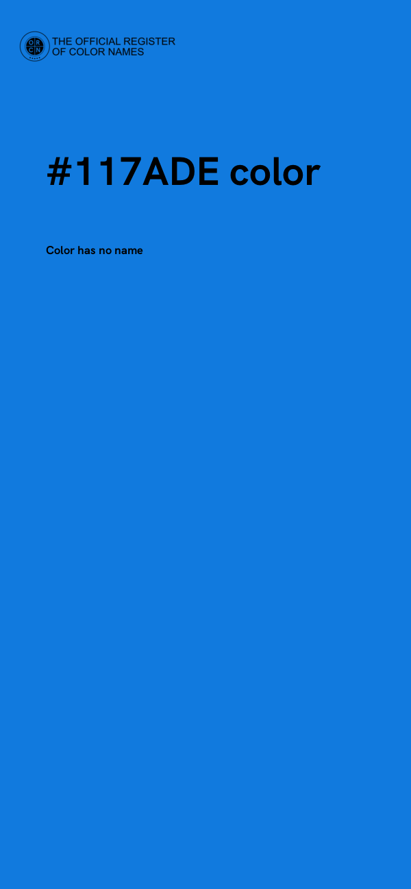 #117ADE color image