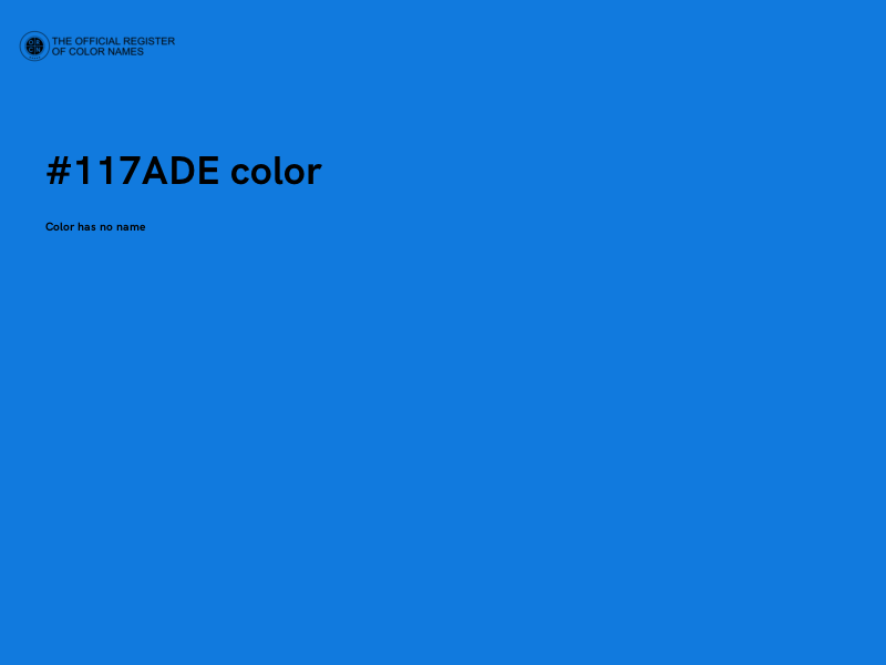 #117ADE color image
