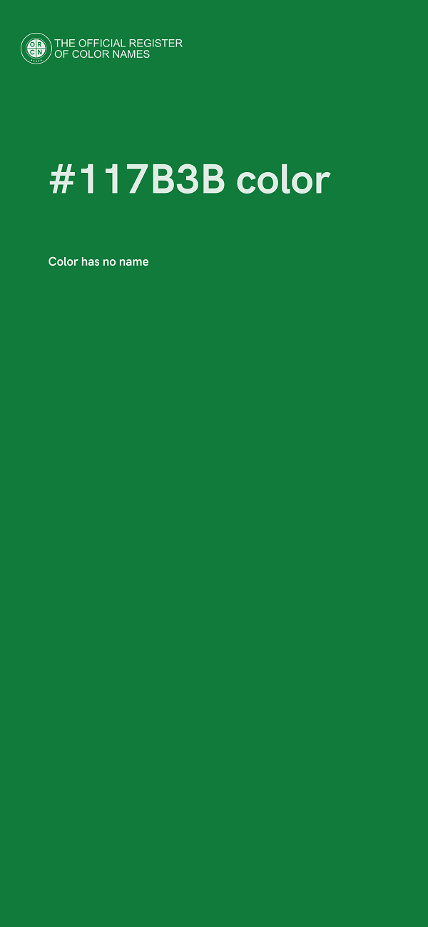 #117B3B color image