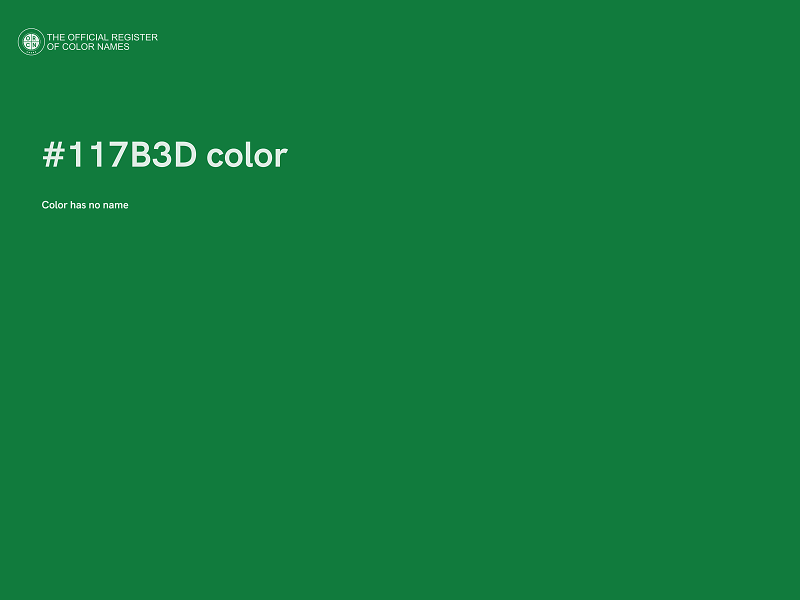 #117B3D color image