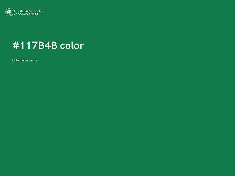 #117B4B color image