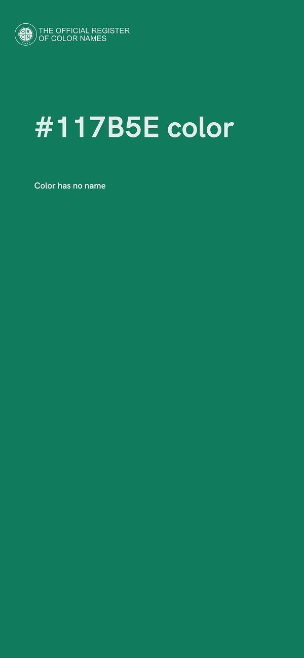 #117B5E color image