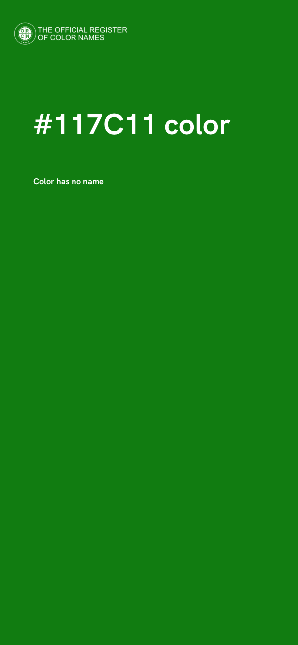 #117C11 color image