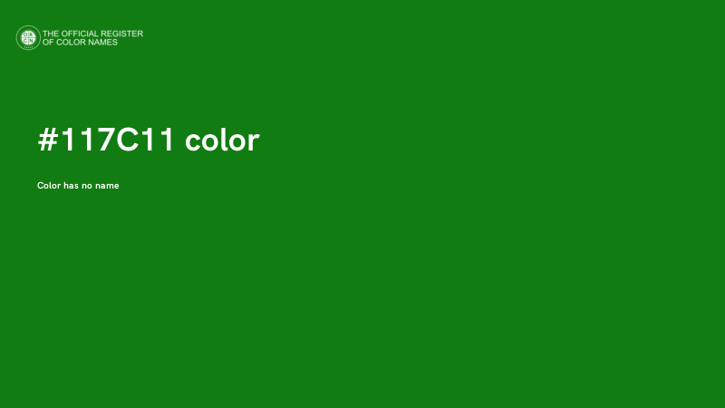 #117C11 color image