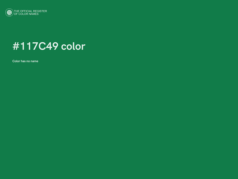 #117C49 color image