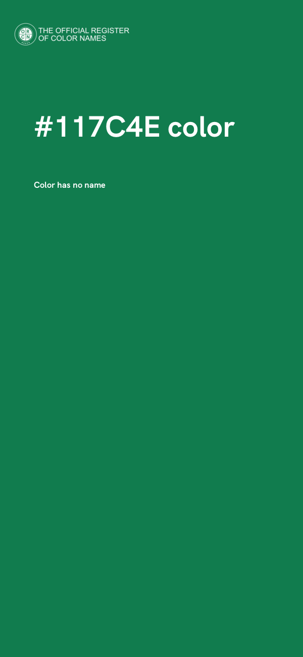 #117C4E color image