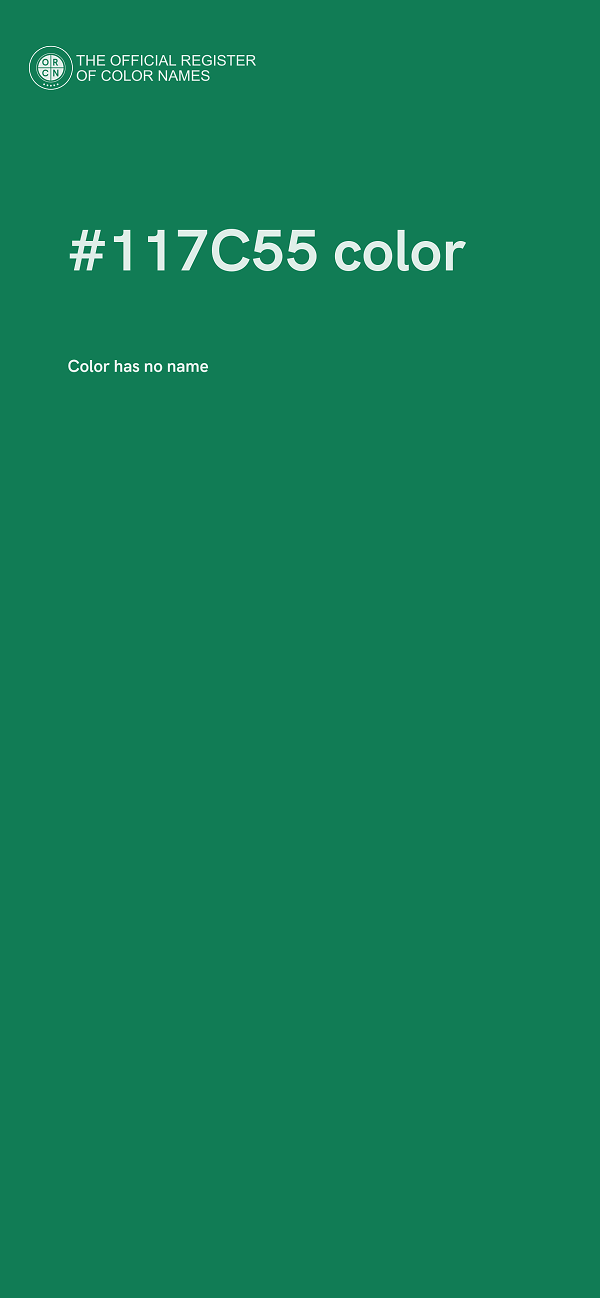 #117C55 color image