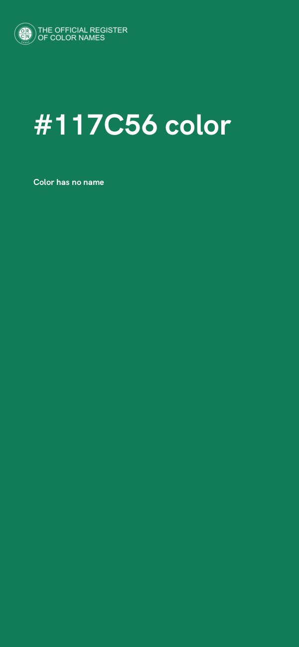 #117C56 color image