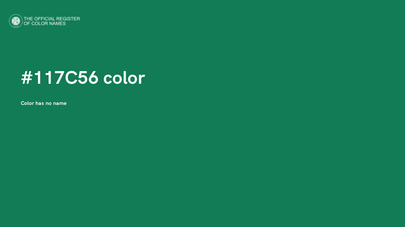 #117C56 color image
