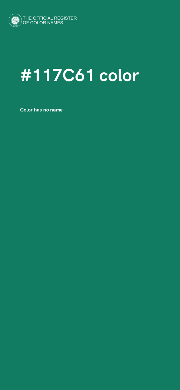 #117C61 color image