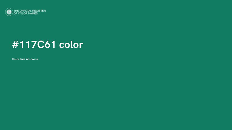 #117C61 color image