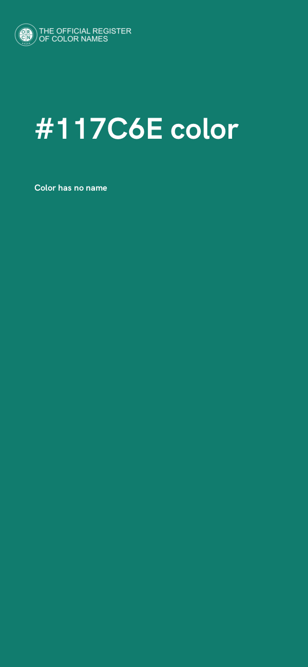 #117C6E color image