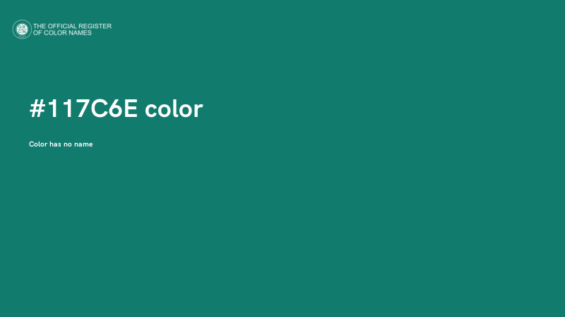 #117C6E color image
