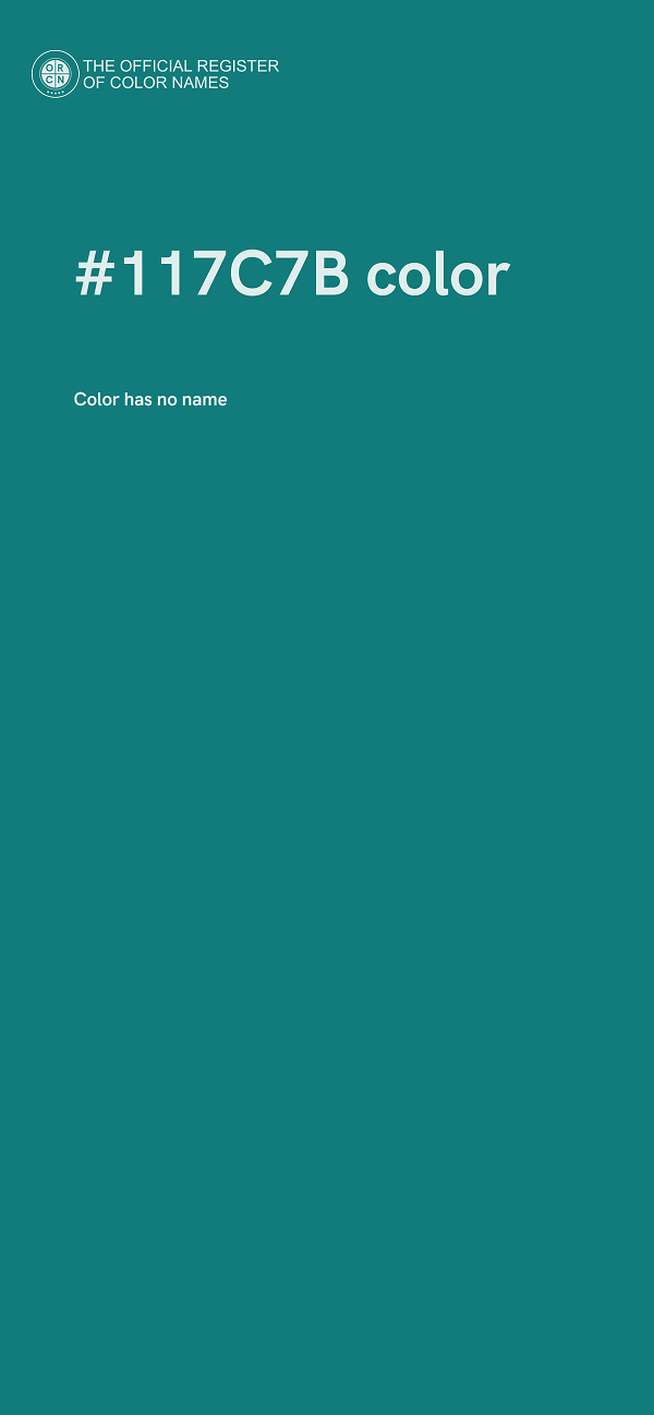 #117C7B color image