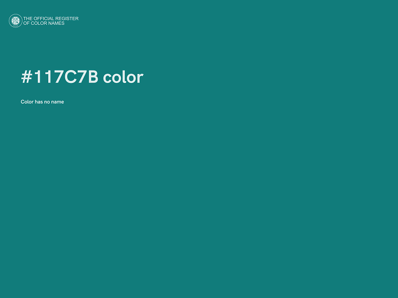 #117C7B color image