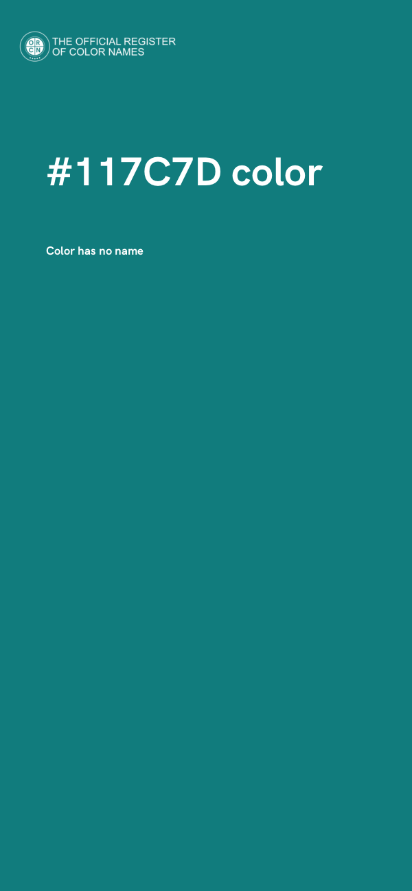 #117C7D color image