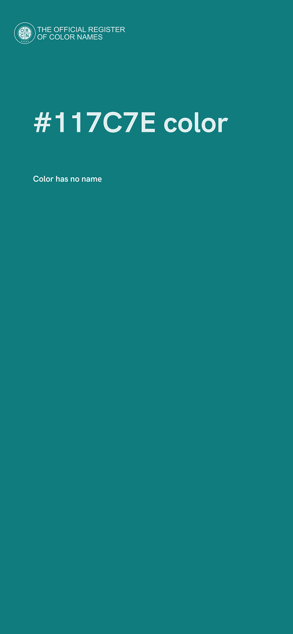 #117C7E color image