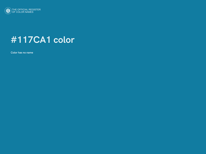 #117CA1 color image