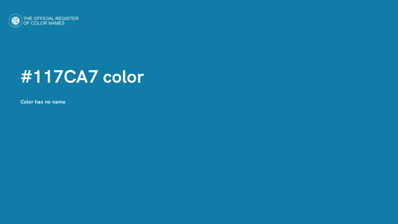#117CA7 color image