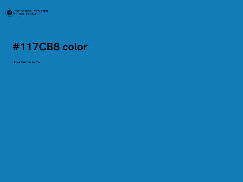 #117CB8 color image