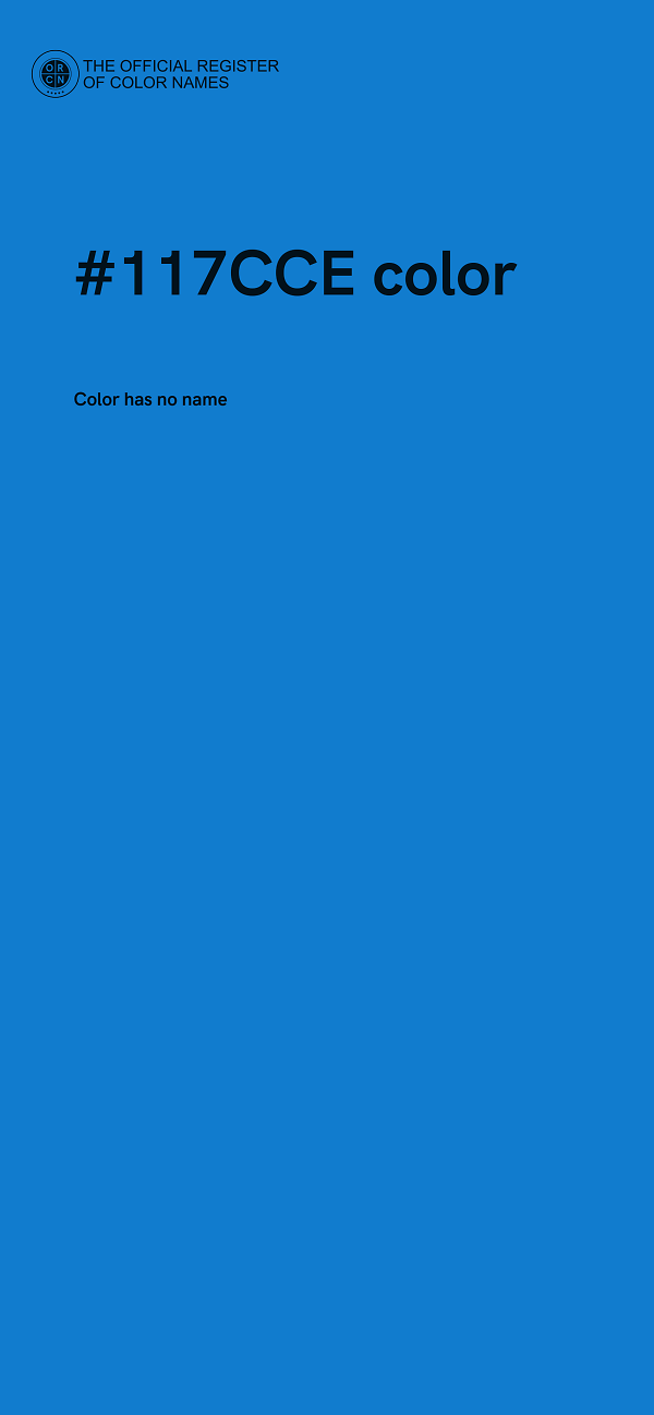 #117CCE color image