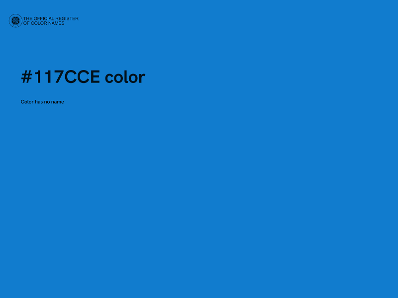 #117CCE color image