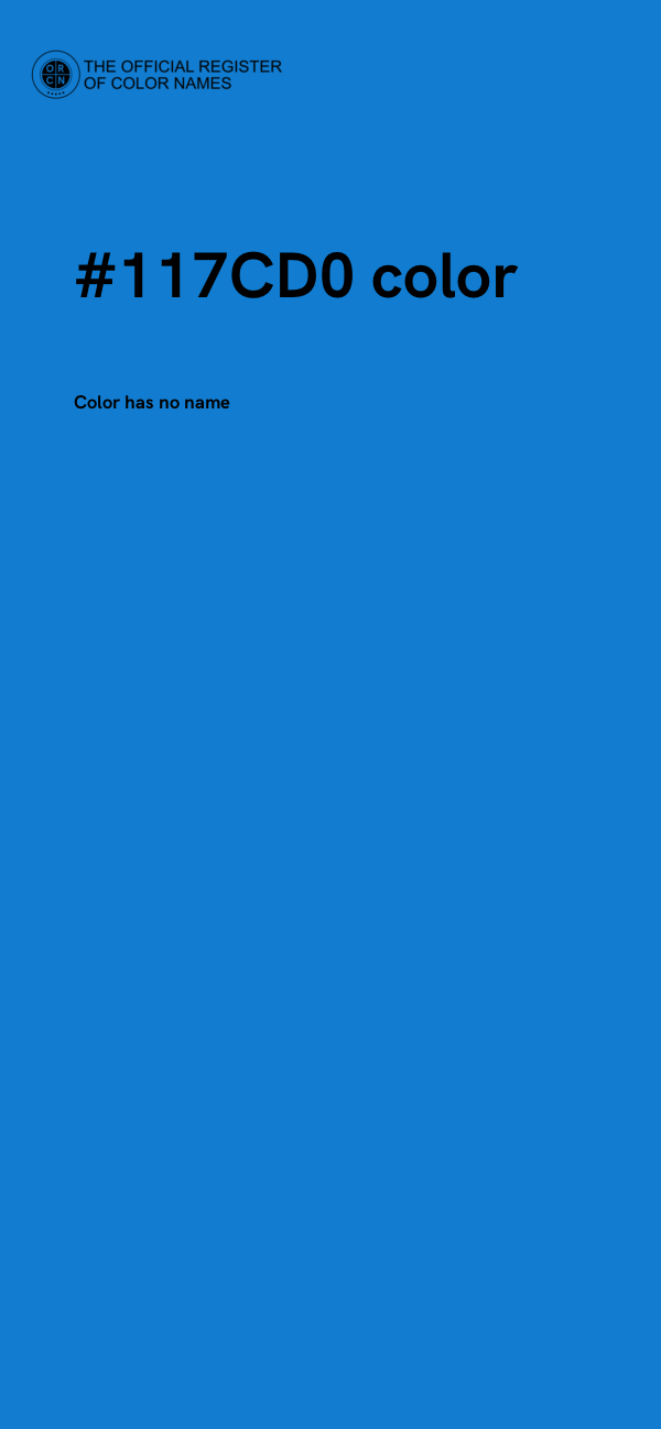 #117CD0 color image