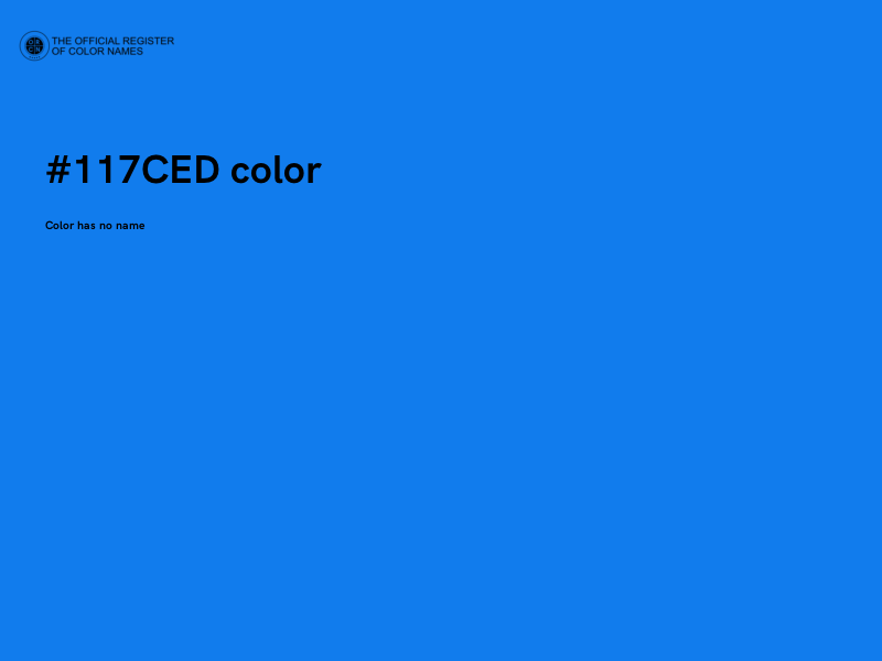 #117CED color image