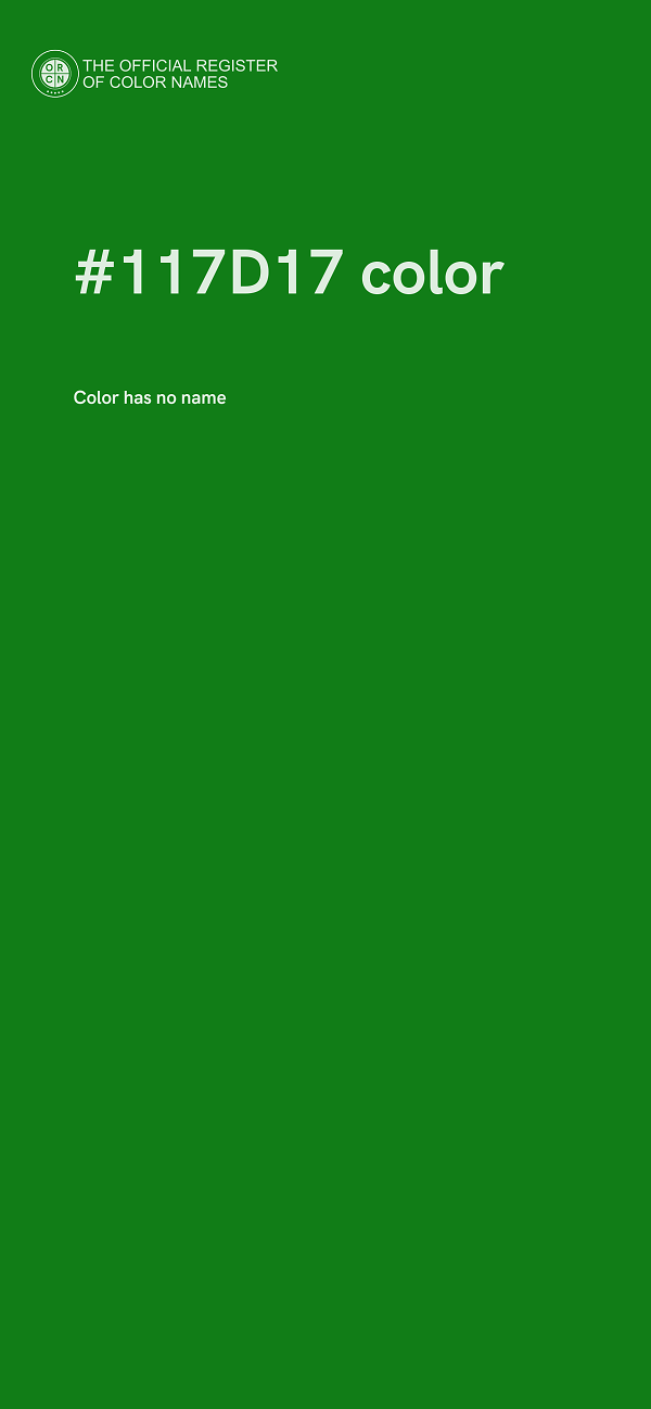 #117D17 color image