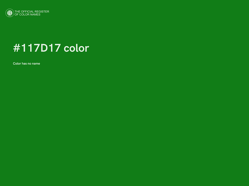 #117D17 color image
