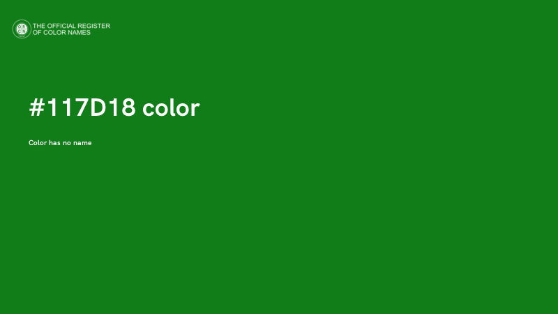 #117D18 color image