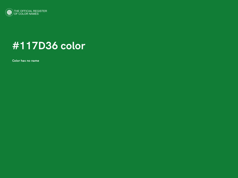 #117D36 color image