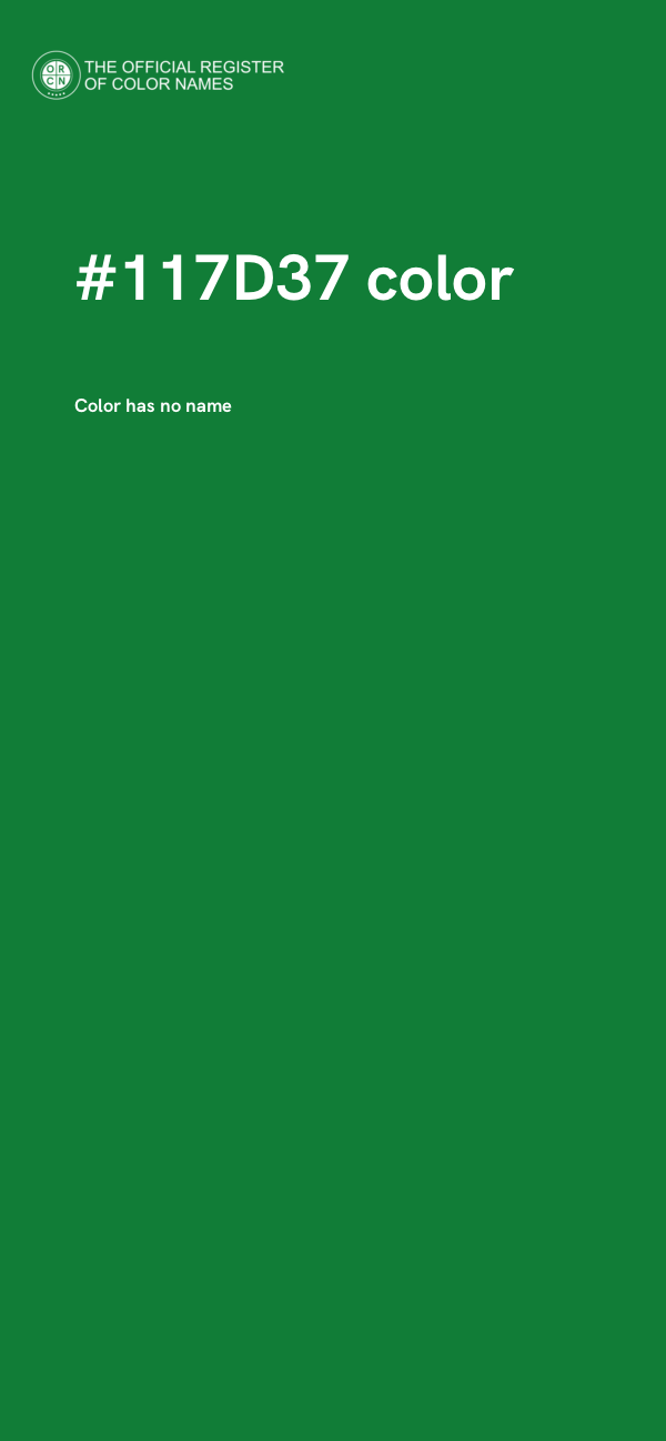 #117D37 color image