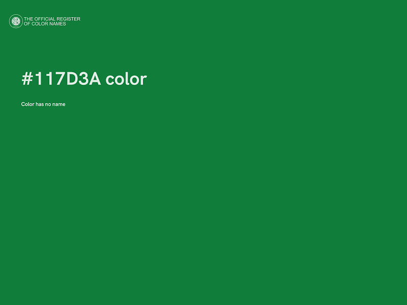 #117D3A color image