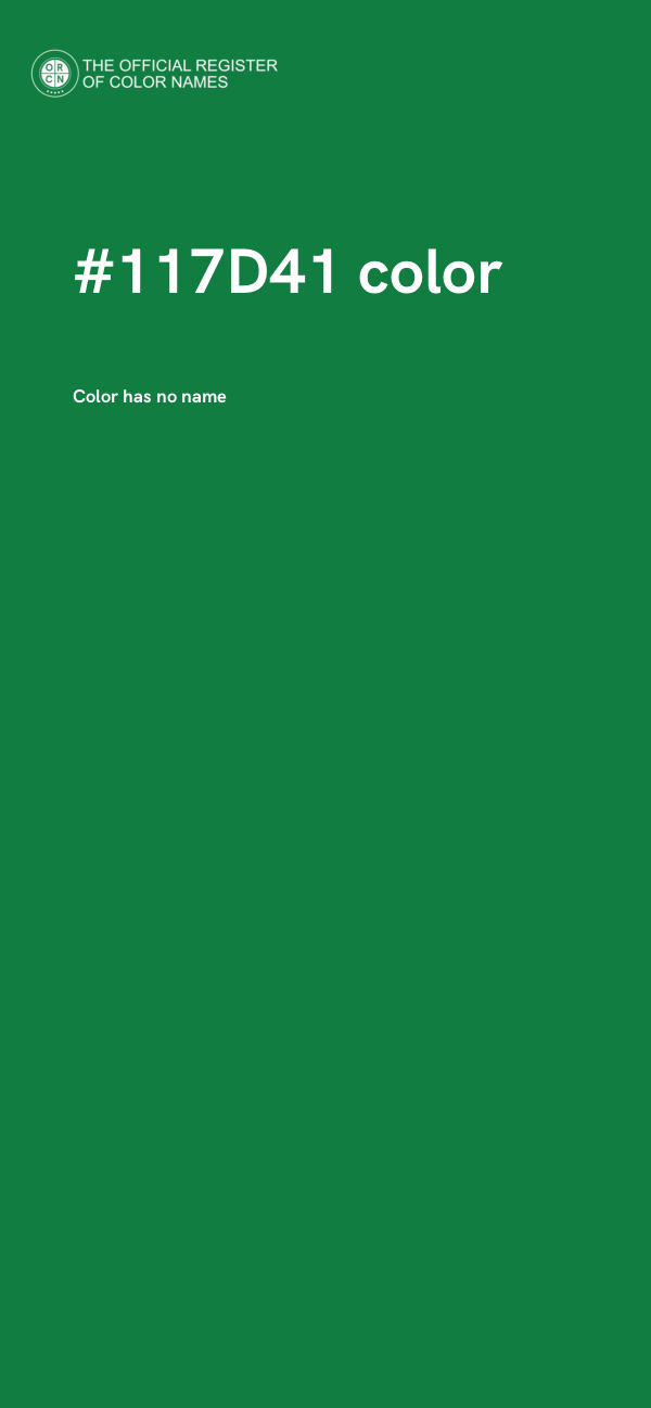 #117D41 color image