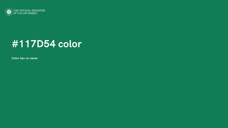 #117D54 color image